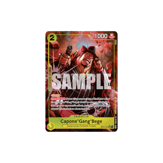 Capone"Gang"Bege - OP11-101 - SR Parallel - A Fist Of Divine Speed