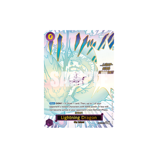 Lightning Dragon - OP15-077 - R Parallel - Adventure On Kami's Island