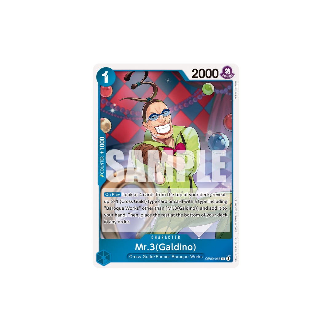Mr.3(Galdino) - OP09-056 - R - One Piece Card The Best Vol.2