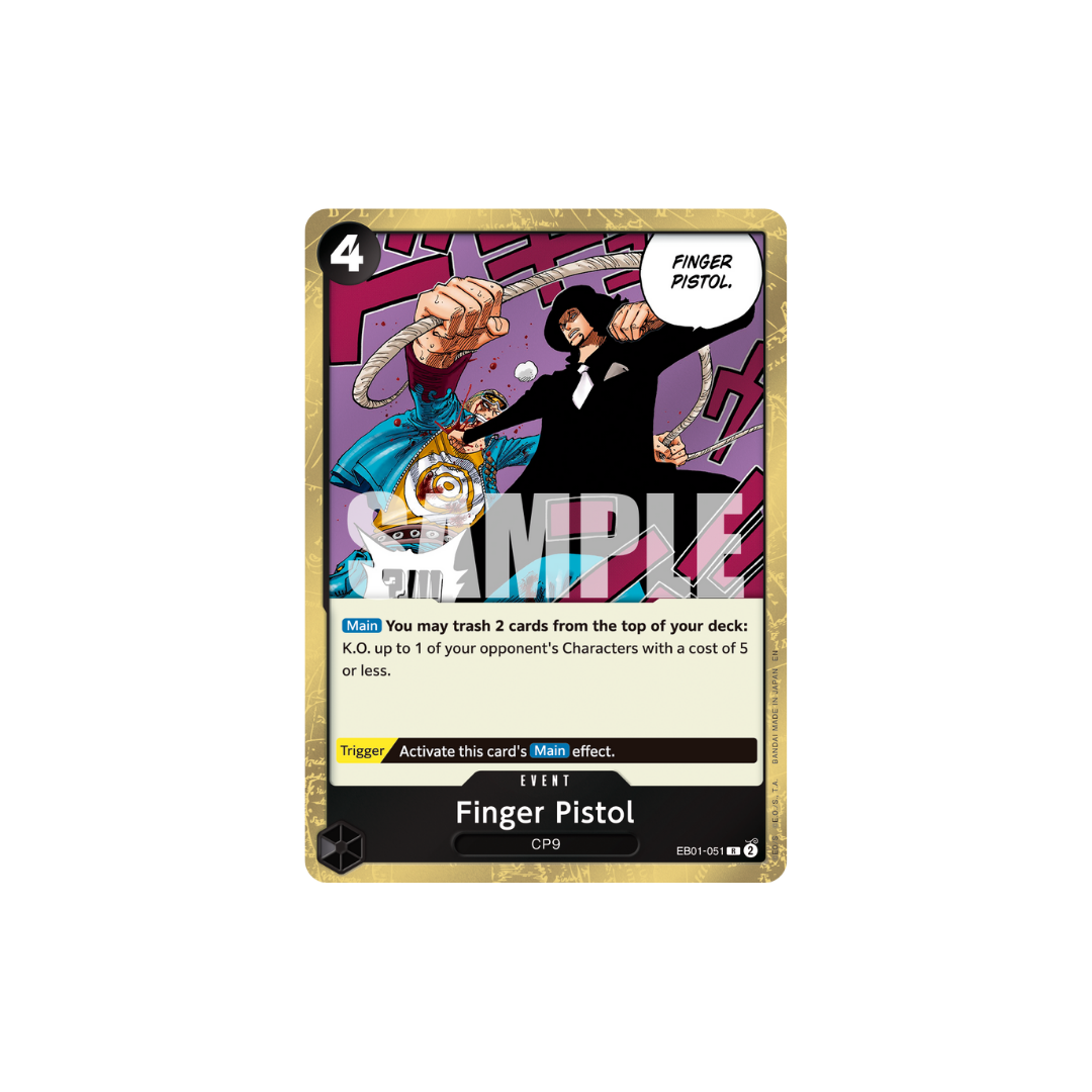 Finger Pistol - EB01-051 - R - One Piece Card The Best Vol.2