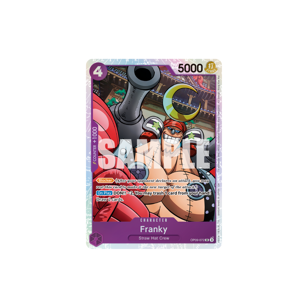 Franky - OP09-072 - SR - One Piece Card The Best Vol.2