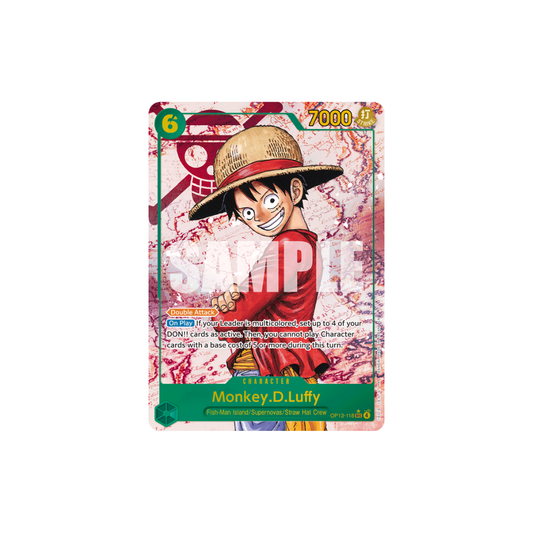 Monkey.D.Luffy - OP13-118 - SEC Parallel - Carrying On His Will
