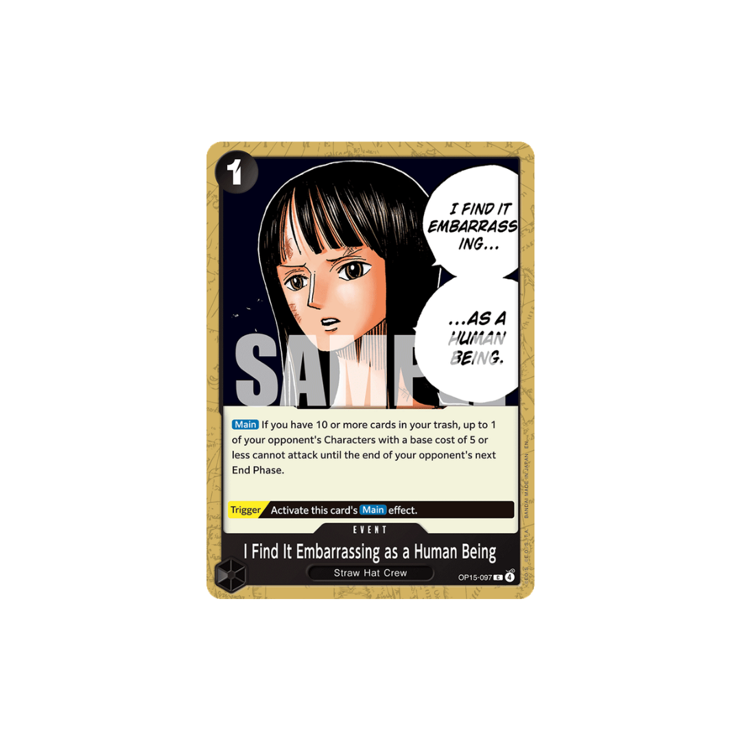 I Find It Embarrassing as a Human Being - OP15-097 - C - Adventure On Kami's Island