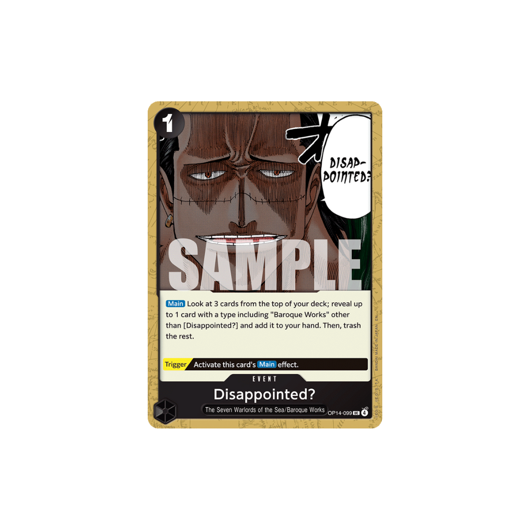 Disappointed? - OP14-099 - UC - The Azure Sea's Seven