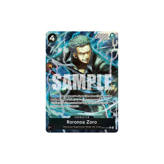Roronoa Zoro - OP10-095 - R Parallel - One Piece Card The Best Vol.2