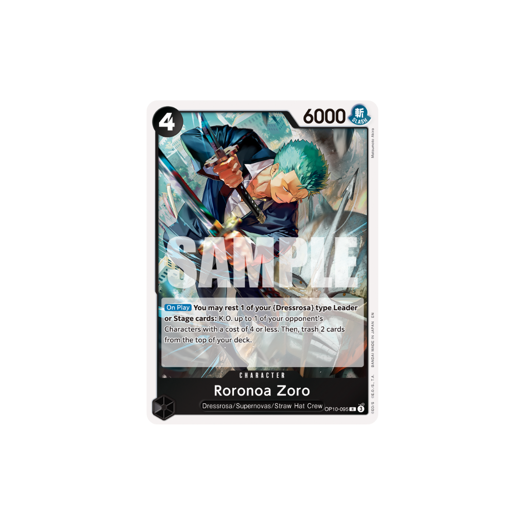 Roronoa Zoro - OP10-095 - R - One Piece Card The Best Vol.2