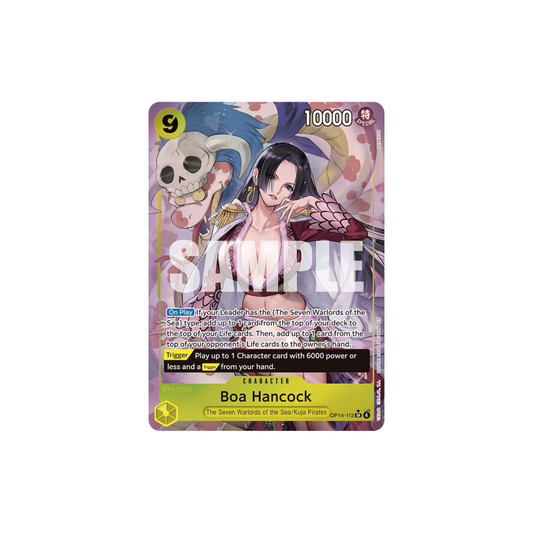 Boa Hancock - OP14-112 - SR Parallel - The Azure Sea's Seven