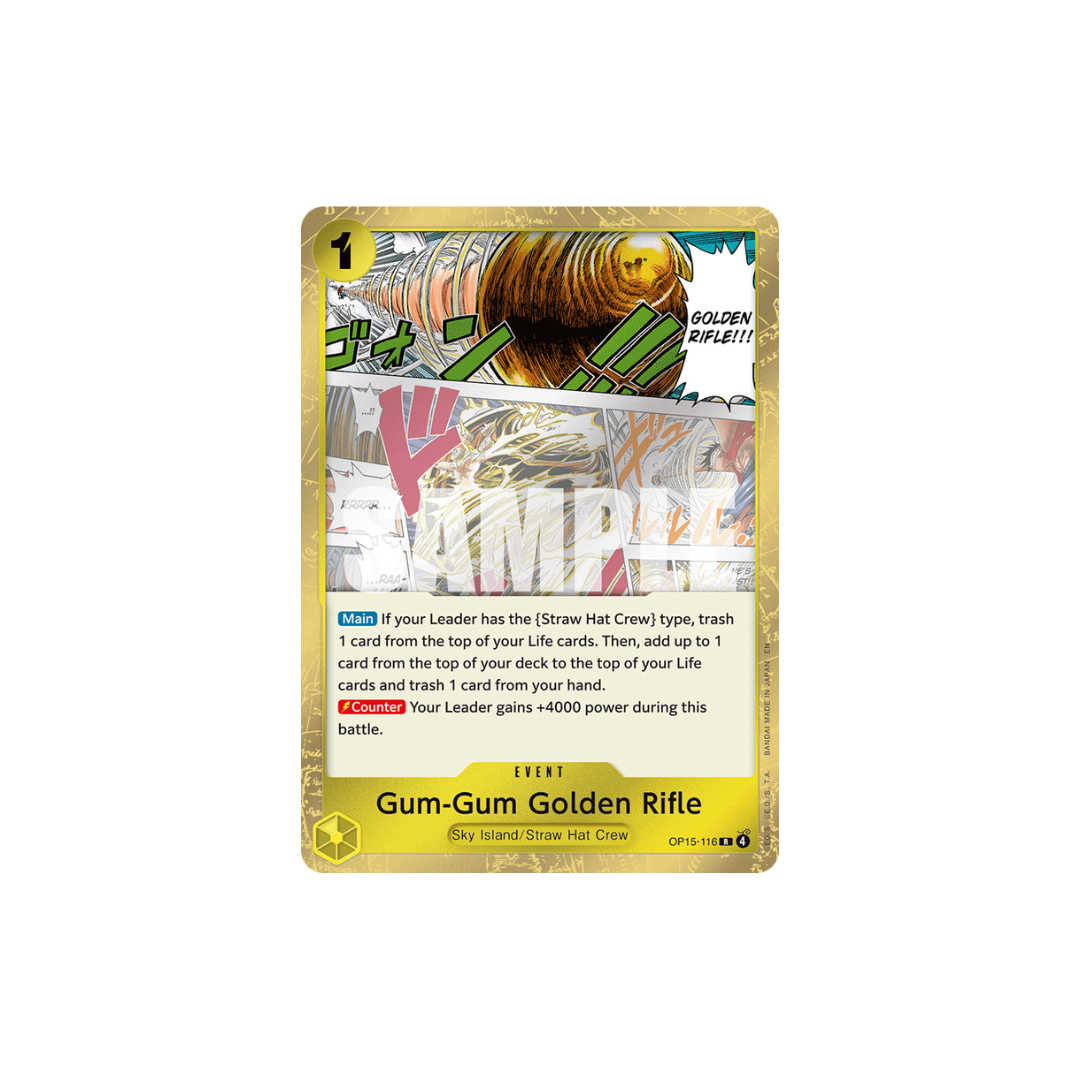 Gum-Gum Golden Rifle - OP15-116 - R - Adventure On Kami's Island