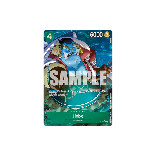 Jinbe - P-063 - P Parallel - One Piece Card The Best Vol.2