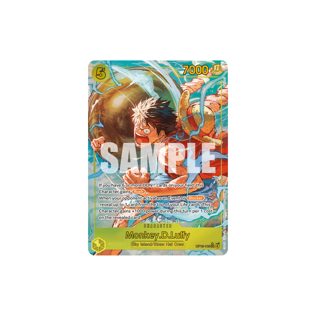 Monkey.D.Luffy - OP15-119 - SEC Parallel - Adventure On Kami's Island