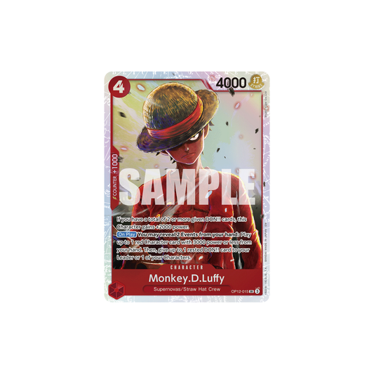 Monkey.D.Luffy - OP12-015 - SR - Legacy Of The Master