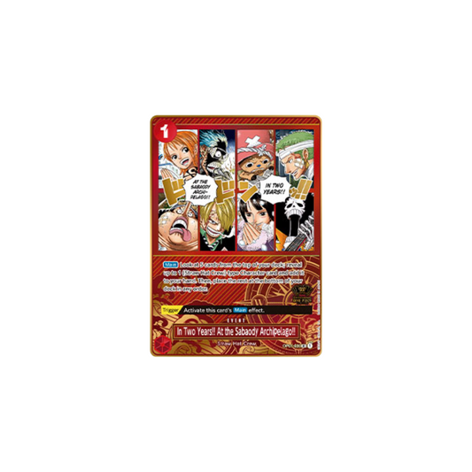 In Two Years!! At the Sabaody Archipelago!! - OP01-030 - UC Parallel - Japanese 2nd Anniversary Set