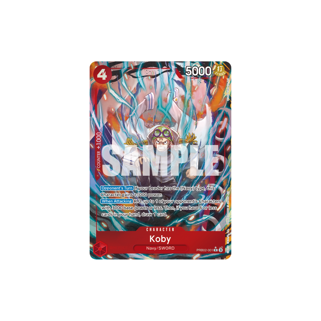 Koby - PRB02-001 - R Parallel - One Piece Card The Best Vol.2