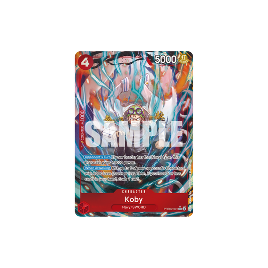 Koby - PRB02-001 - R Parallel - One Piece Card The Best Vol.2