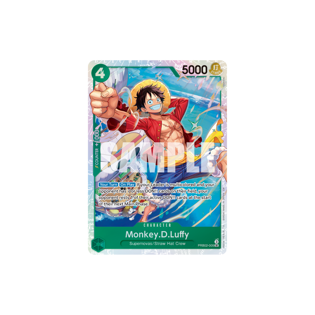 Monkey.D.Luffy - PRB02-005 - SR - One Piece Card The Best Vol.2