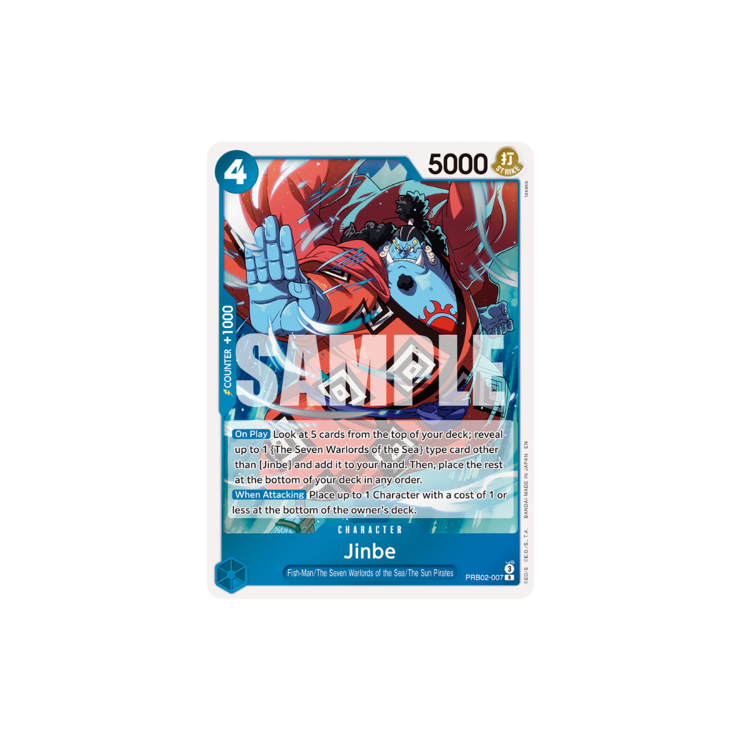 Jinbe - PRB02-007 - R - One Piece Card The Best Vol.2