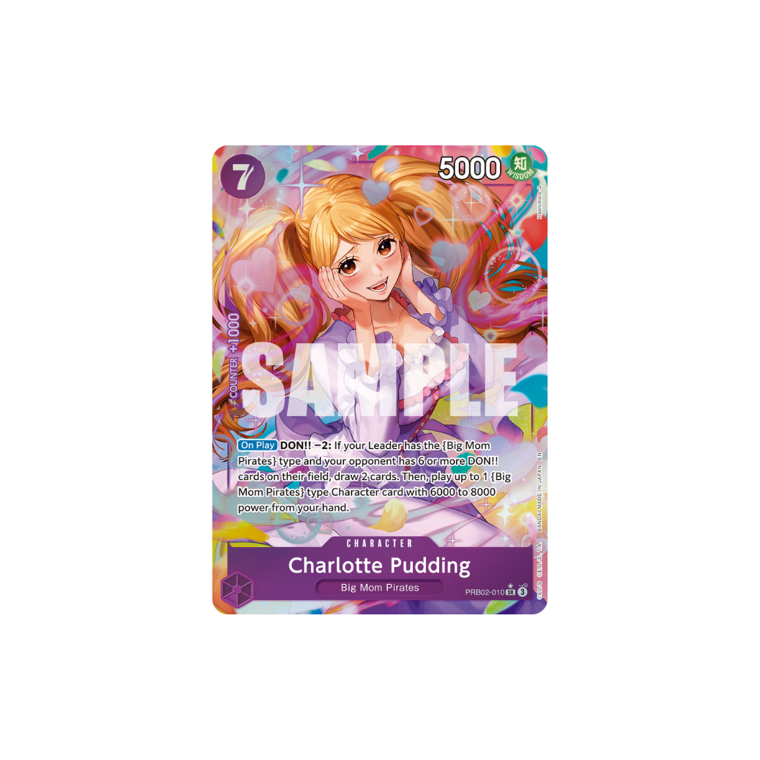 Charlotte Pudding - PRB02-010 - SR Parallel - One Piece Card The Best Vol.2