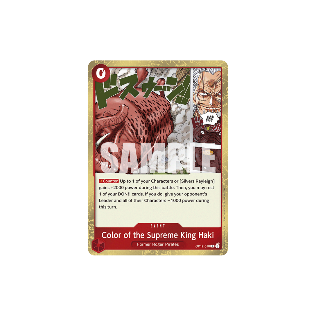 Colour of the Supreme King Haki - OP12-018 - R - Legacy Of The Master
