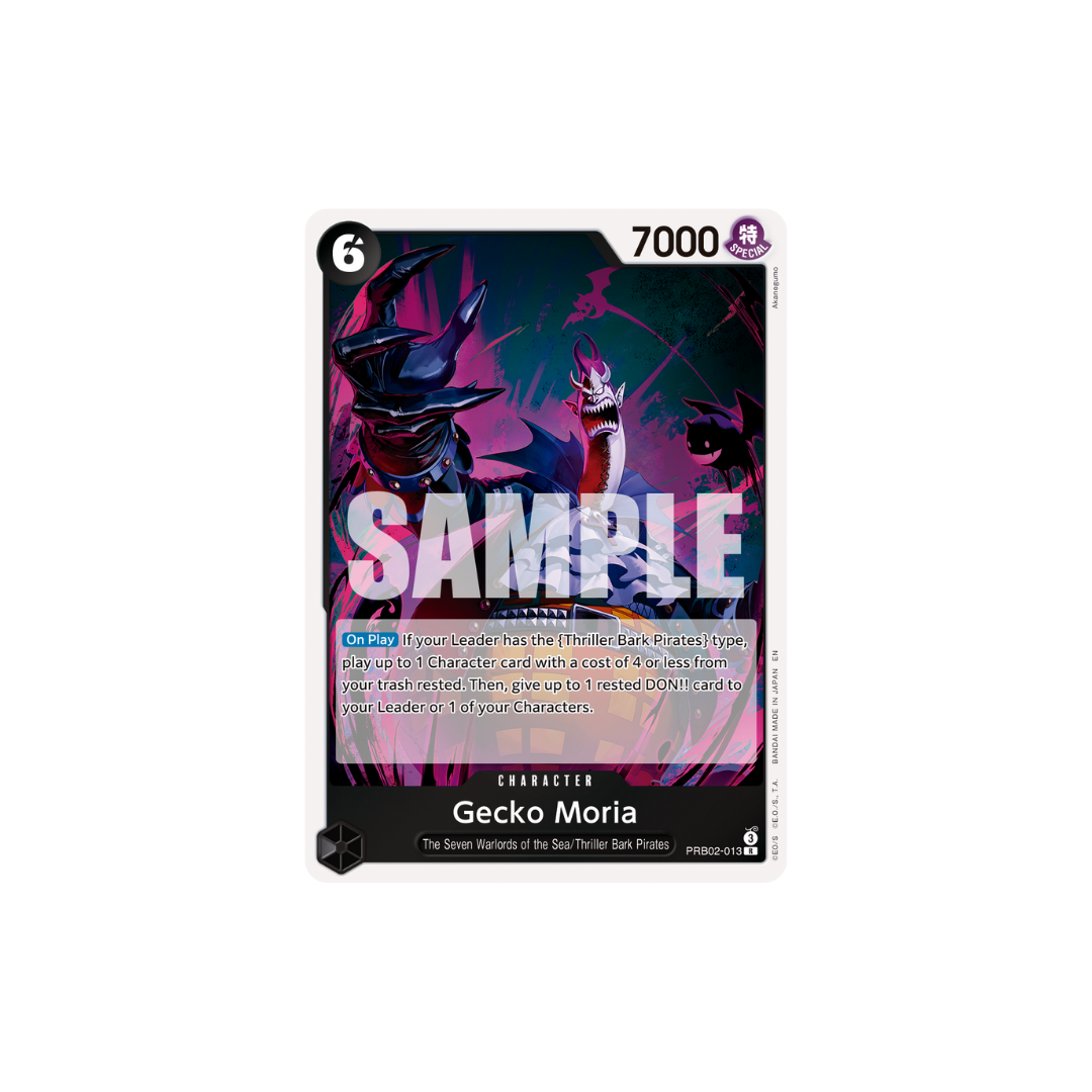 Gecko Moria - PRB02-013 - R - One Piece Card The Best Vol.2