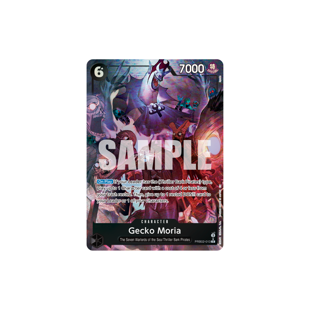 Gecko Moria - PRB02-013 - R Parallel - One Piece Card The Best Vol.2