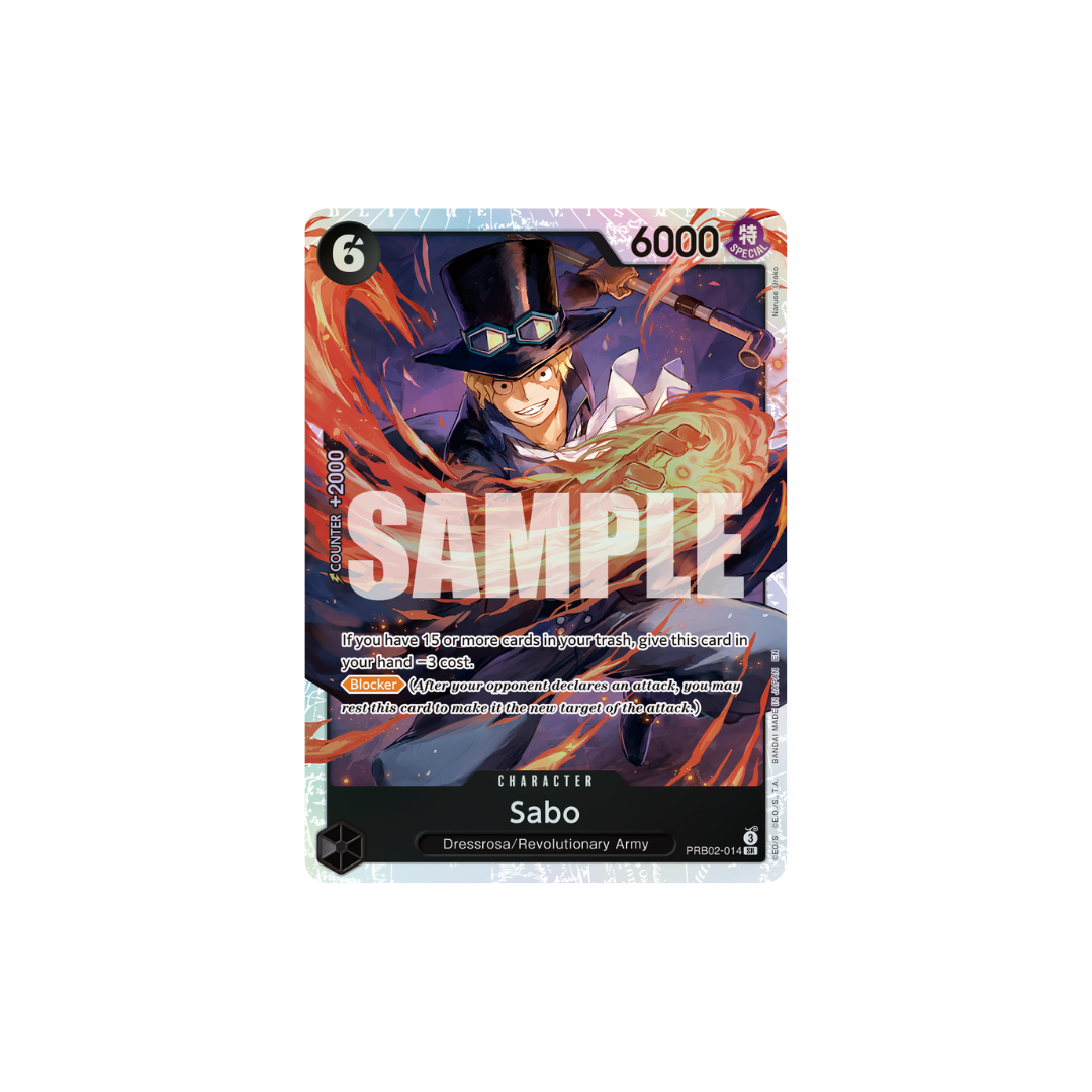 Sabo - PRB02-014 - SR - One Piece Card The Best Vol.2