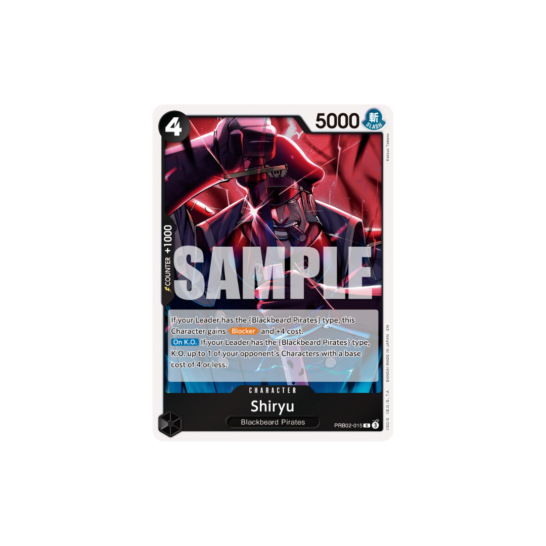 Shiryu - PRB02-015 - R - One Piece Card The Best Vol.2