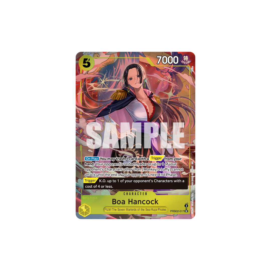 Boa Hancock - PRB02-017 - SR Parallel - One Piece Card The Best Vol.2