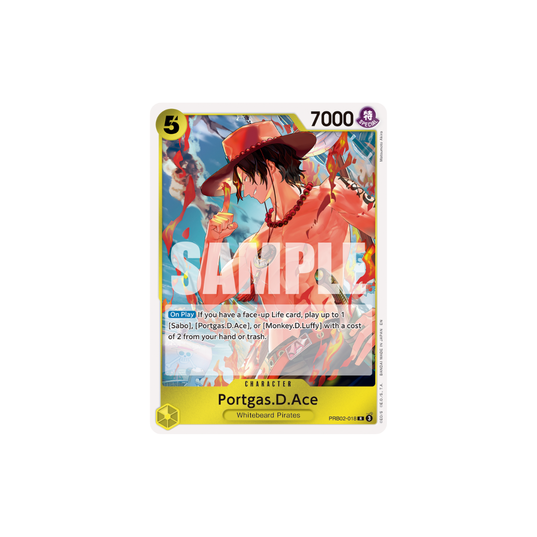 Portgas.D.Ace - PRB02-018 - R - One Piece Card The Best Vol.2