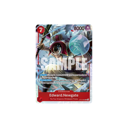 Edward.Newgate - ST15-002 - SR - One Piece Card The Best Vol.2