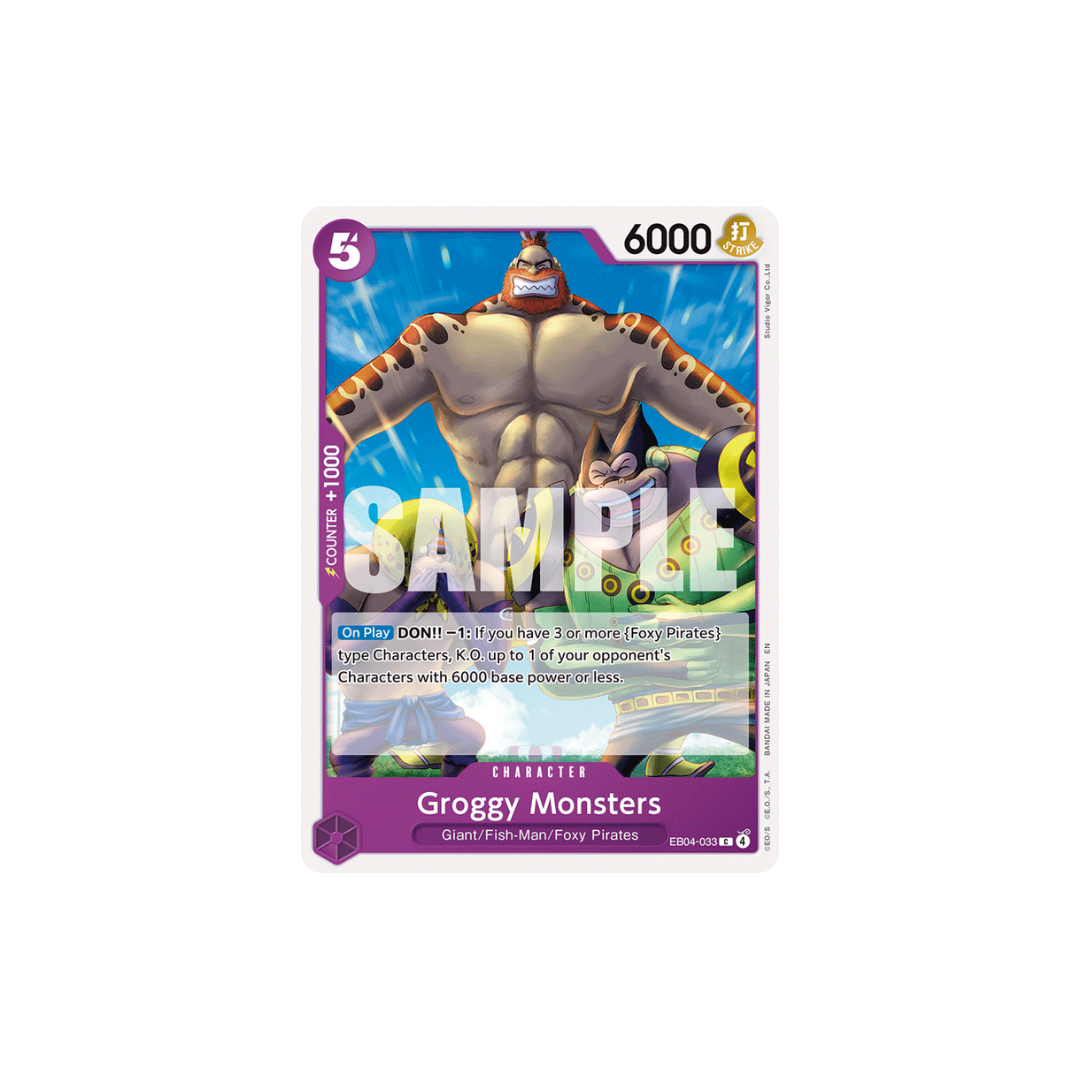Groggy Monsters - EB04-033 - C - The Azure Sea's Seven