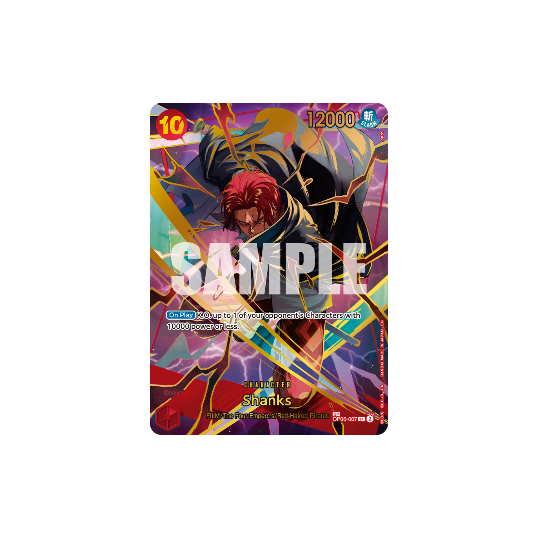 Shanks - OP06-007 - SP - One Piece Card The Best Vol.2