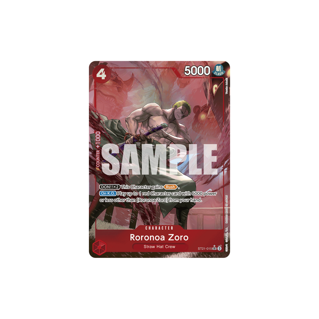 Roronoa Zoro - ST21-015 - SR Parallel - EX GEAR5