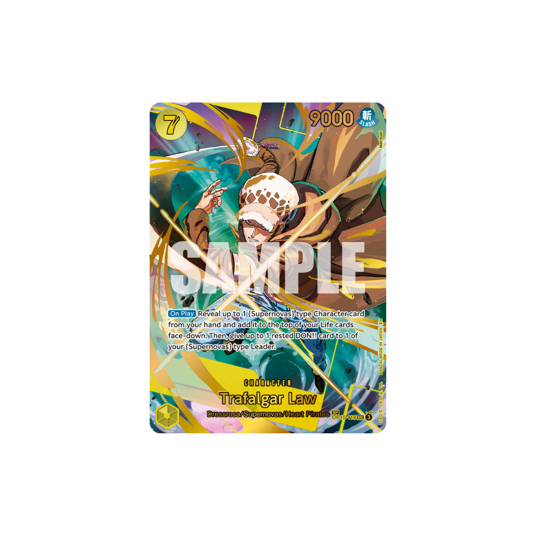 Trafalgar Law - OP10-119 - SP - One Piece Card The Best Vol.2