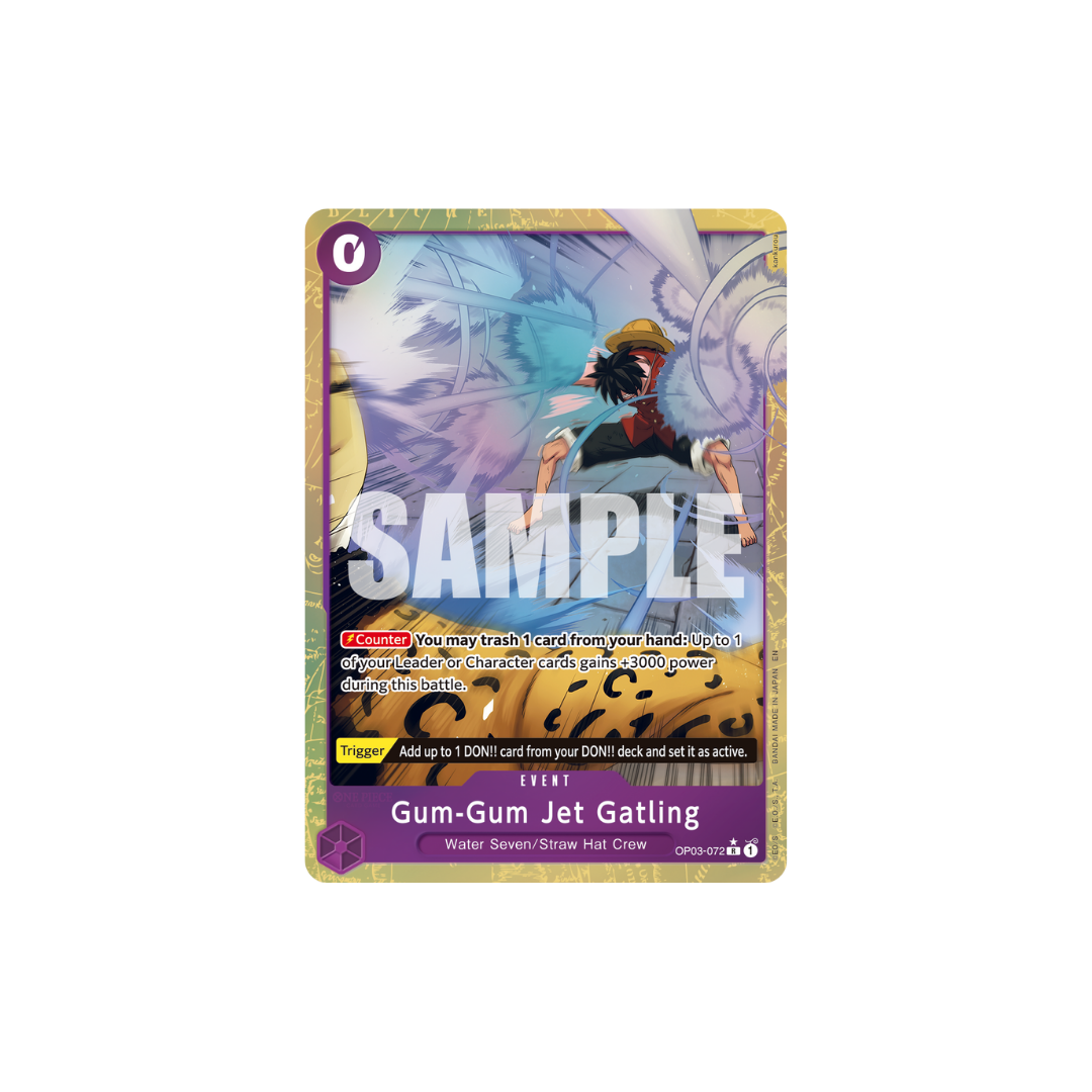 Gum-Gum Jet Gatling - OP03-072 - R Parallel - One Piece Card The Best Vol.2