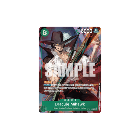 Dracule Mihawk - OP12-030 - SR Parallel - Legacy Of The Master