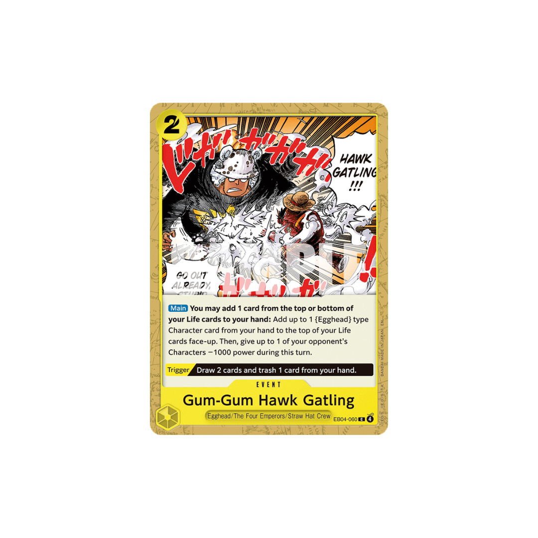 Gum-Gum Hawk Gatling - EB04-060 - C - Adventure On Kami's Island
