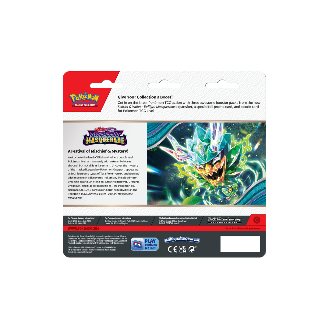 Twilight Masquerade Triple Blister – Bremner TCG