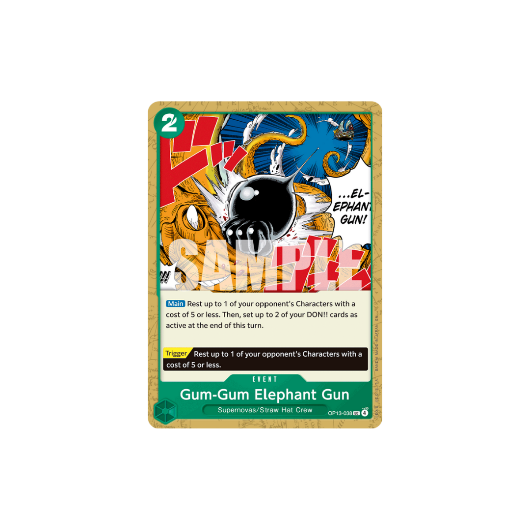 Gum-Gum Elephant Gun - OP13-038 - UC - Carrying On His Will