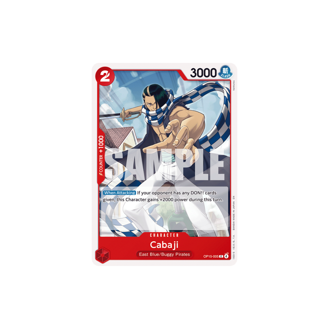 Cabaji - OP15-005 - C - Adventure On Kami's Island