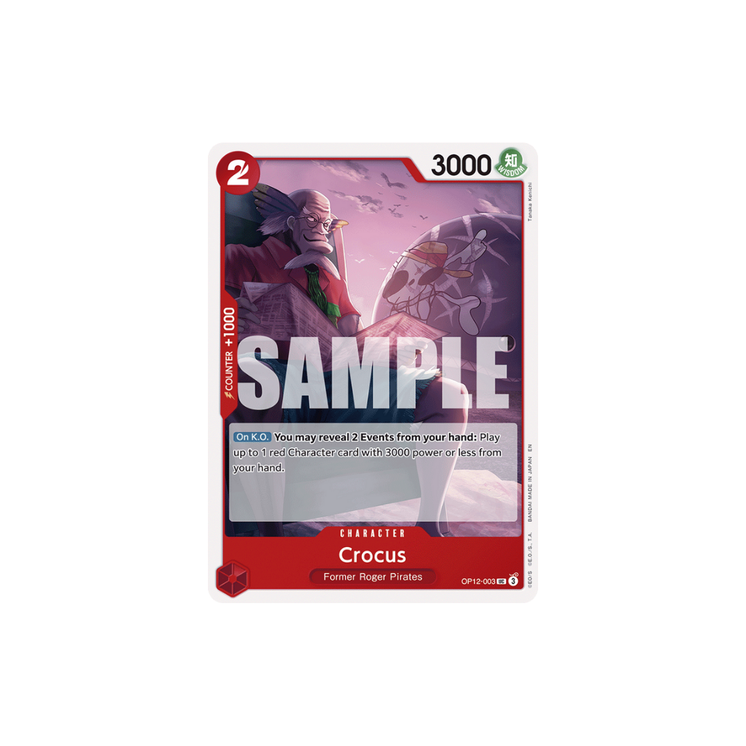 Crocus - OP12-003 - UC - Legacy Of The Master
