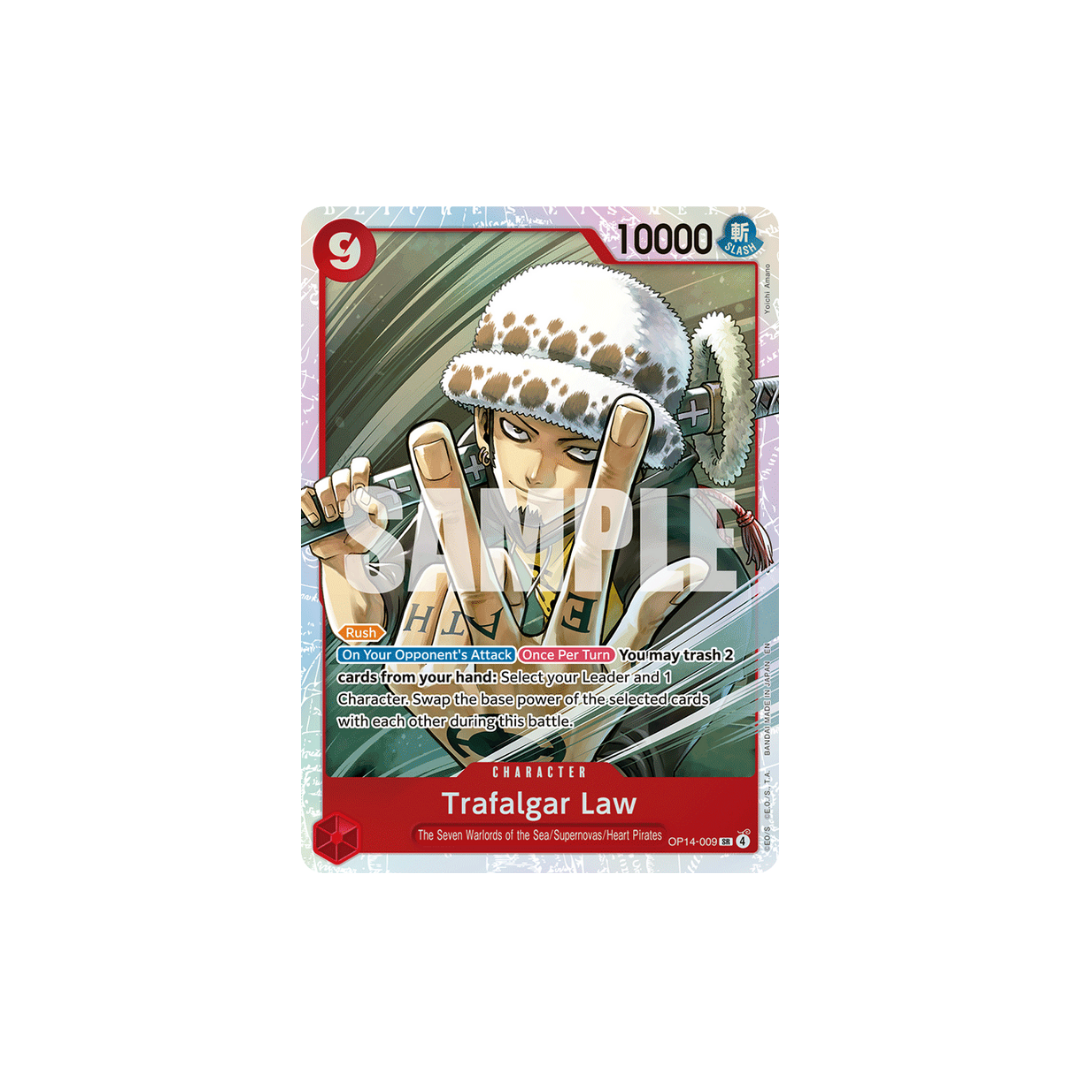Trafalgar Law - OP14-009 - SR - The Azure Sea's Seven