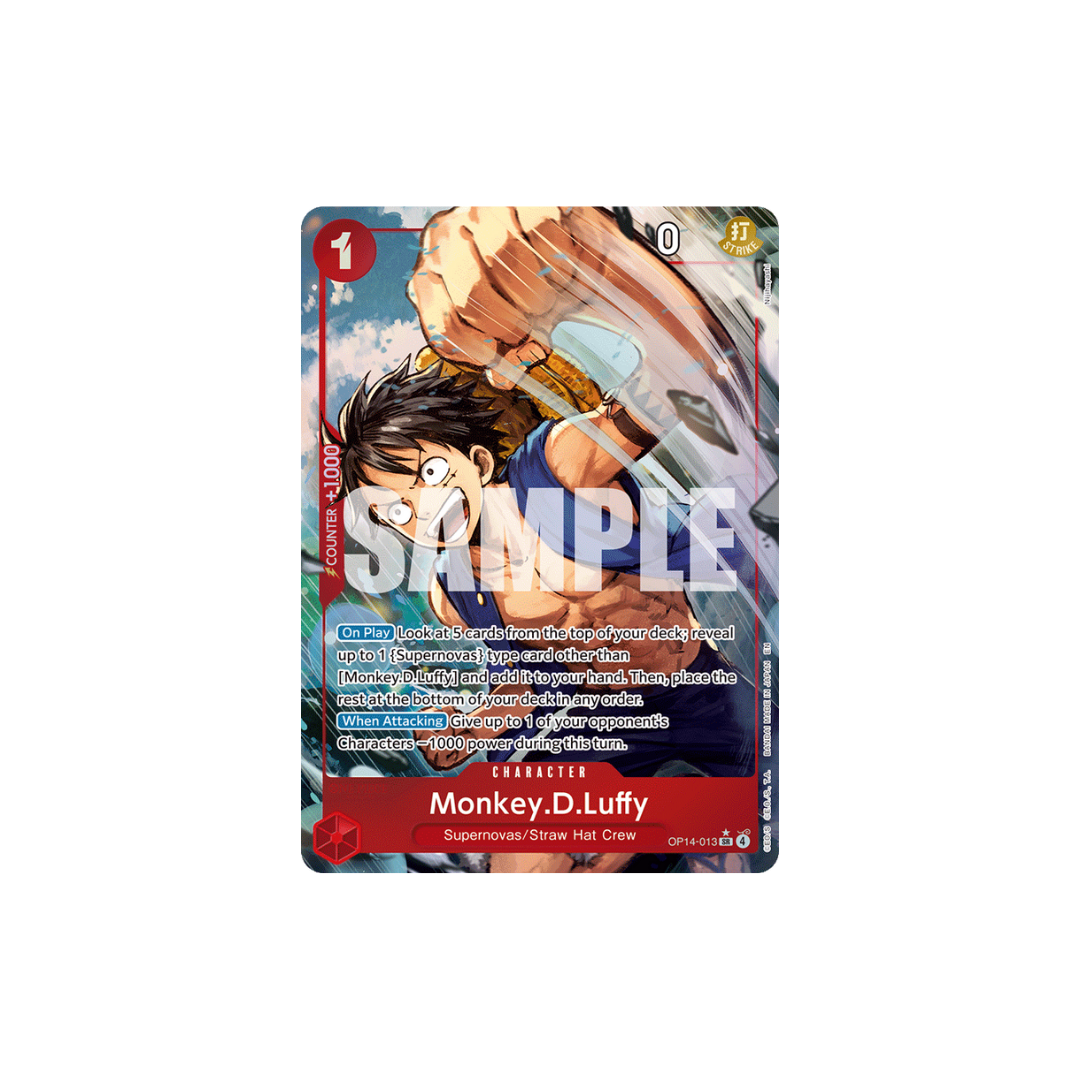 Monkey.D.Luffy - OP14-013 - SR Parallel - The Azure Sea's Seven