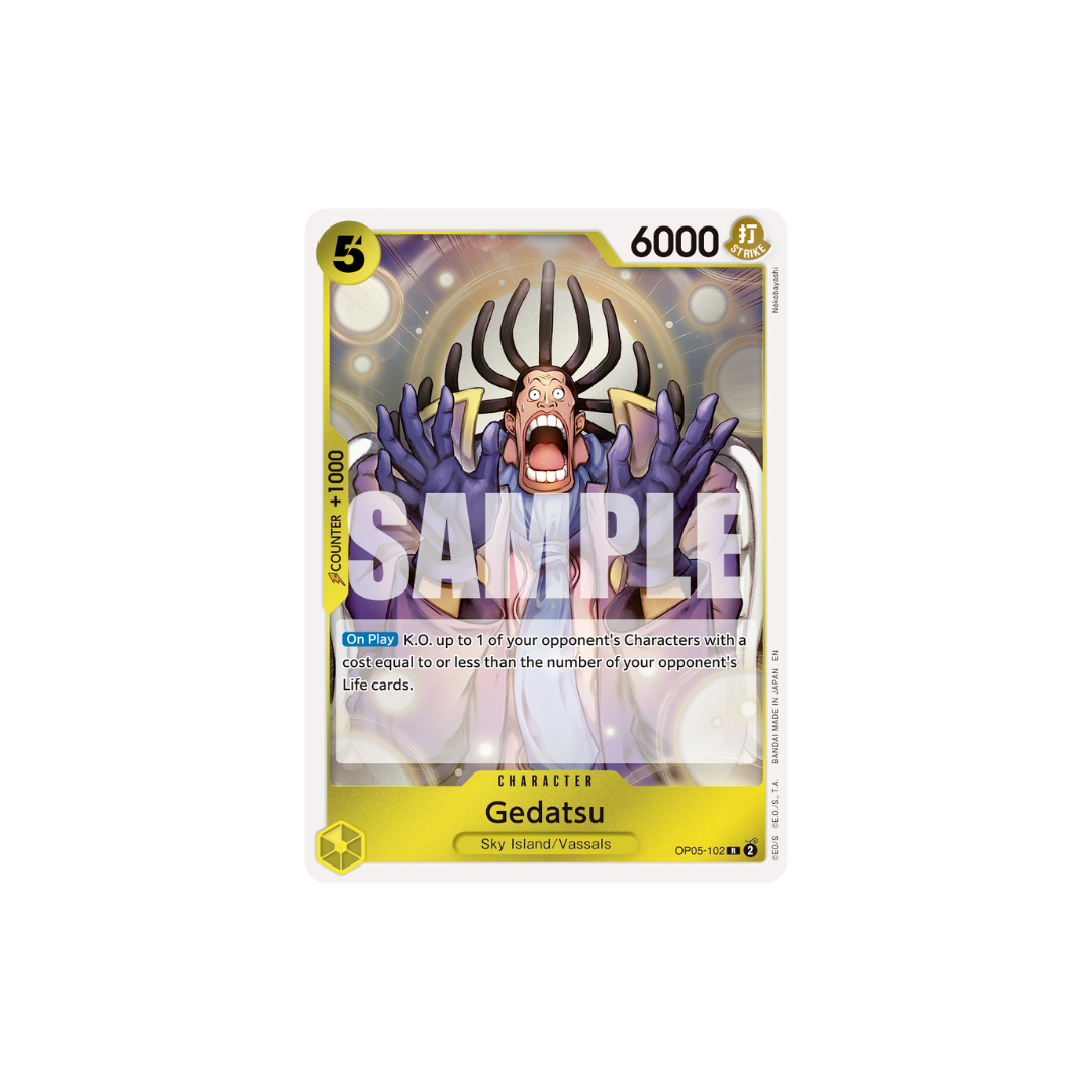 Gedatsu - OP05-102 - R - One Piece Card The Best Vol.2