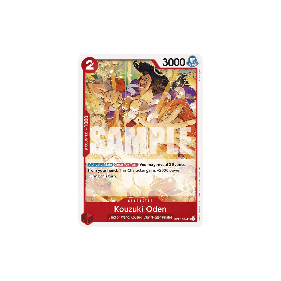 Kouzuki Oden - OP12-004 - UC - Legacy Of The Master