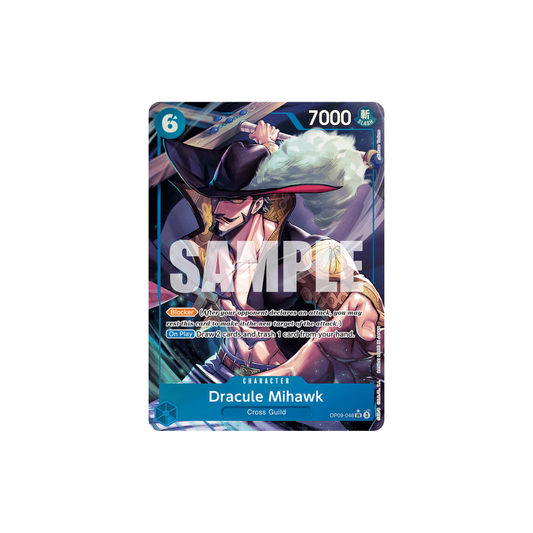 Dracule Mihawk - OP09-048 - SR Parallel - Emperors In The New World