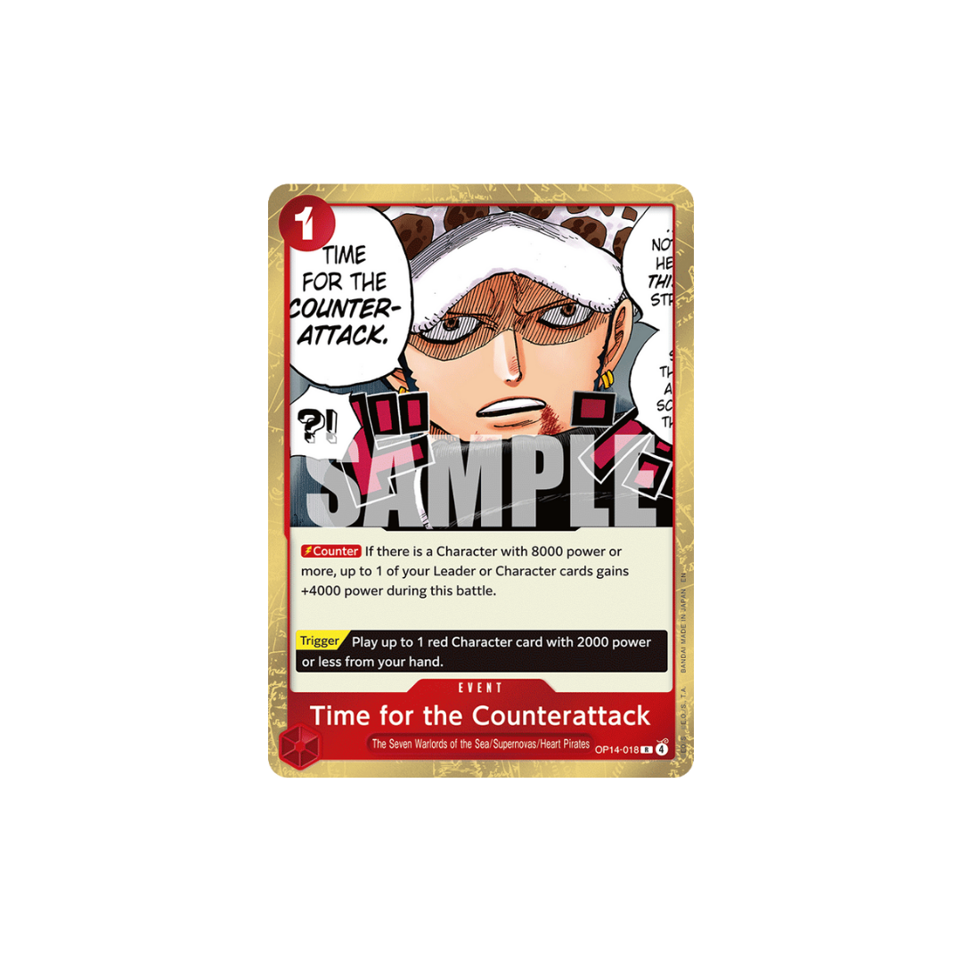 Time for the Counterattack - OP14-018 - R - The Azure Sea's Seven