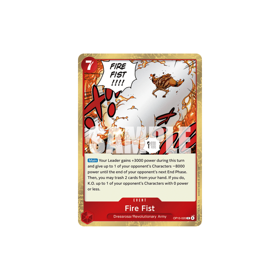 Fire Fist - OP15-020 - R - Adventure On Kami's Island