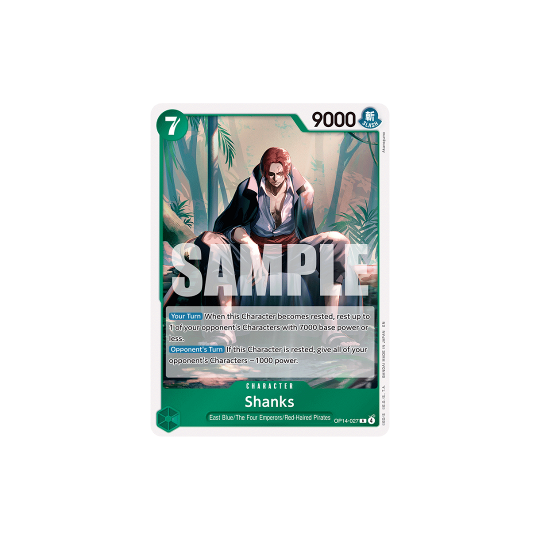 Shanks - OP14-027 - R - The Azure Sea's Seven