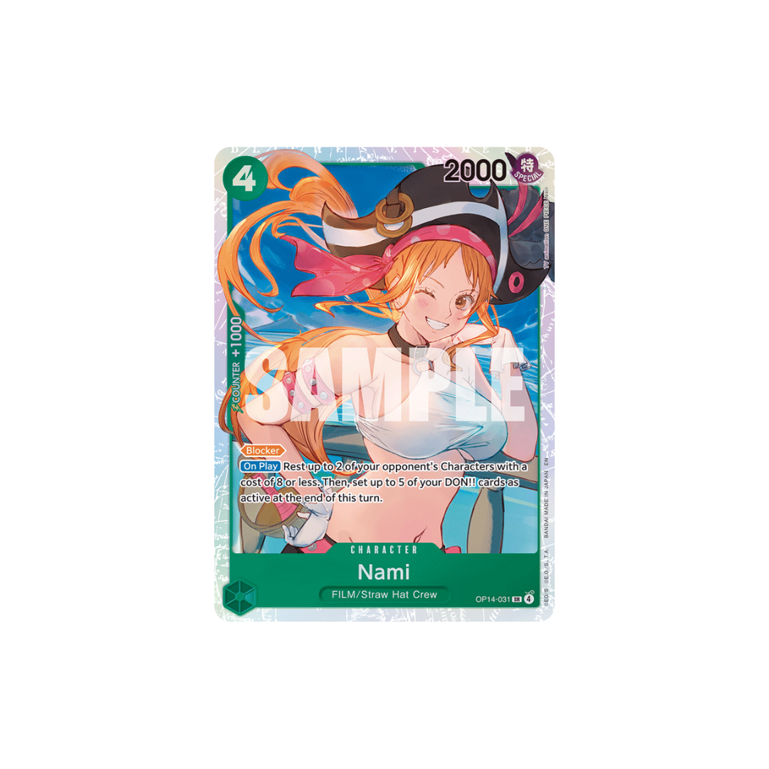 Nami - OP14-031 - SR - The Azure Sea's Seven
