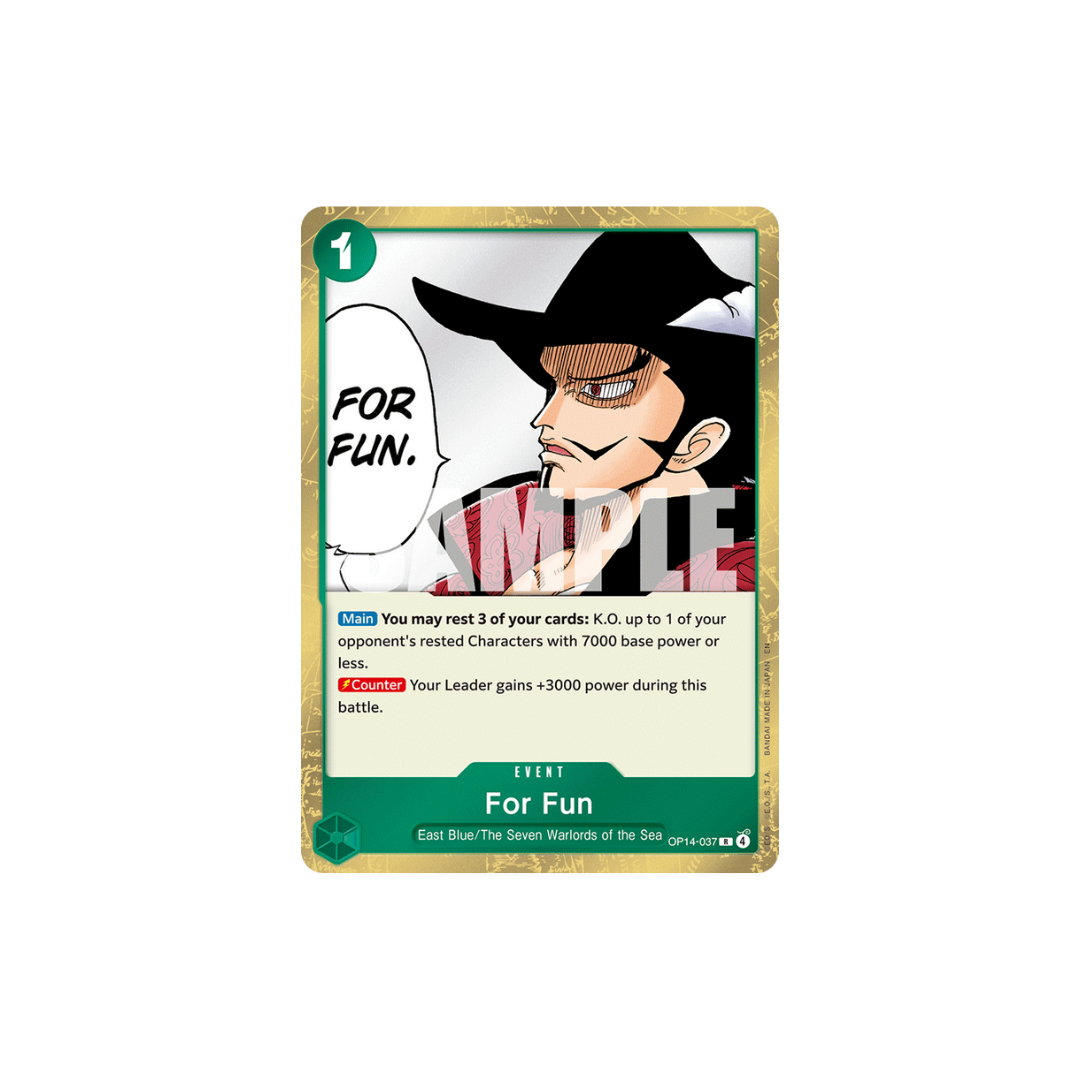 For Fun - OP14-037 - R - The Azure Sea's Seven